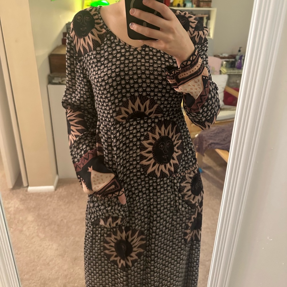 Vintage Boho Maxi Sundress